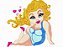 Matriz Bordado Linda Mulher Plus Size - Imagem 2