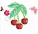 Matriz Bordado Abelhinha Nas Frutas Para Pano De Prato - Imagem 3