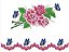 Matriz Bordado Coleção Com Rosas E Barra Para Toalhas - Imagem 10