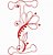Matriz Bordado Alfabeto Florzinhas Redwork - Imagem 9