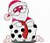 Matriz Bordado Natal Papai Noel Feliz - Imagem 8