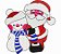 Matriz Bordado Natal Papai Noel Feliz - Imagem 1