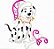 Matriz Bordado Natal Cachorrinho Dalmata Feliz - Imagem 4