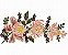 Matriz Bordado Flores Da Primavera Para Toalha E Lavabo - Imagem 8