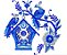 Matriz Bordado Casa De Passarinho Azul - Imagem 6