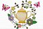 Matriz Bordado Pano De Prato Delicado Com Flores - Imagem 8