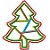 Matriz Bordado Natal Arvores De Natal Em Aplique - Imagem 7