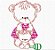 Matriz Bordado Ursinha Baby Contorno - Imagem 8