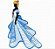 Matriz Bordado Lindas Damas Silhueta Rippled - Imagem 9