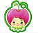 Matriz Bordado Chaveiro Menina Fruta Baby E Carinhas - Imagem 5