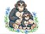 Matriz Bordado Animais Mamãe E Bebê - Imagem 7