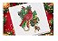 Matriz Bordado Natal Pássaro Vermelho Lindo - Imagem 1