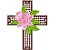 Matriz Bordado Lindos Crucifixos Com Flores - Imagem 4