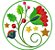 Matriz Bordado Natal Com Flores Na Moldura - Imagem 10