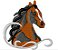 Matriz Bordado Coleção Cavalos Com Arabesco - Imagem 8