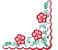 Matriz Bordado Cantos Guardanapos Florzinhas Delicadas - Imagem 8
