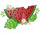 Matriz Bordado Pano De Prato Frutas Com Florzinhas - Imagem 4