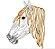 Matriz Bordado Lindos Rostos De Cavalo Contorno - Imagem 7