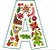 Matriz Bordado Alfabeto Natal Para Almofadinha - Imagem 3