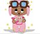 Matriz Bordado Ursinha Baby Feliz - Imagem 2
