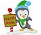 Matriz Bordado Pinguins Brincando No Natal - Imagem 9