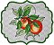 Matriz Bordado Pano De Prato Aplique Frutas Na Moldura - Imagem 6