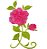 Matriz Bordado Rosas Leves - Imagem 6