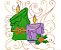 Matriz Bordado Natal Com Arabesco Delicado - Imagem 3