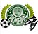 Matriz Bordado Escudo Time De Futebol Chuteira - Imagem 2