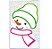 Matriz Bordado Natal Toalha De Mesa Boneco De Neve - Imagem 5