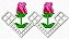 Matriz Bordado Richelieu Barrinha Deco Com Florzinhas - Imagem 2
