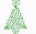Matriz Bordado Natal Redwork Delicado - Imagem 1