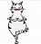Matriz Bordado Gato Na Yoga - Imagem 2