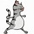 Matriz Bordado Gato Na Yoga - Imagem 7