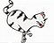 Matriz Bordado Gato Na Yoga - Imagem 8