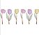 Matriz Bordado Barrinha Tulipas E Flores - Imagem 7
