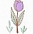 Matriz Bordado Barrinha Tulipas E Flores - Imagem 8