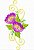 Matriz Bordado Florzinha Roxa Delicada - Imagem 8