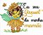Matriz Bordado Semaninha Mensagens Menininha Flor - Imagem 5