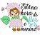 Matriz Bordado Semaninha Mensagens Menininha Flor - Imagem 6
