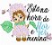 Matriz Bordado Semaninha Mensagens Menininha Flor - Imagem 7