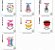 Matriz Bordado Semaninha Tupperware Delicada - Imagem 8