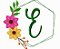 Matriz Bordado Alfabeto Florzinha Com Moldura - Imagem 5