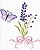 Matriz Bordado Lavanda Para Toalha E Lavabo - Imagem 2