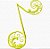 Matriz Bordado Musical Delicado - Imagem 6