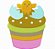 Matriz Bordado Páscoa Lindos Cupcakes - Imagem 8