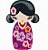 Matriz Bordado Linda Japonesinha De Kimono - Imagem 10