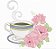 Matriz Bordado Pano De Prato Jogo De Chá E Café Com Rosas - Imagem 3