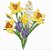 Matriz Bordado Buquet De Flores Para Guardanapos - Imagem 1