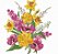 Matriz Bordado Buquet De Flores Para Guardanapos - Imagem 9